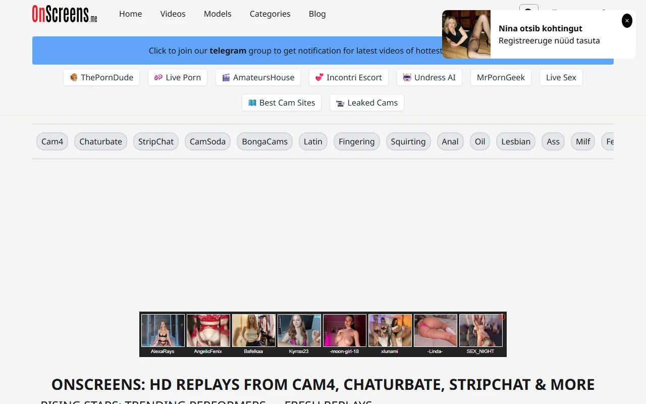 Screenshot of Onscreens